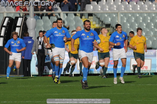 2010-11-20 Firenze - Italia-Australia 0504 Fabio Ongaro